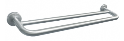 BRADLEY 32MM GRAB BAR WITH TOWEL RAIL 750MM