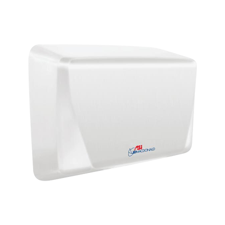 ASI JD MACDONALD 10-0199-2-00 TURBO SLIM HAND DRYER WHT