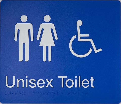 TIM THE SIGN MAN MFDT UNISEX DISABLED TOILET SIGN