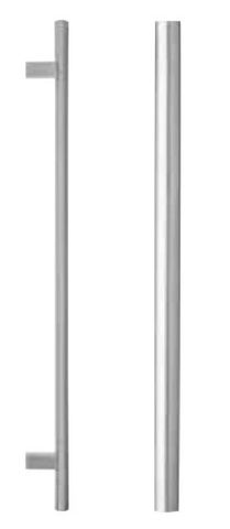 Lockwood 141X300SSS 141 B/Back Entrance Handle Set W/300mm Centres SSS