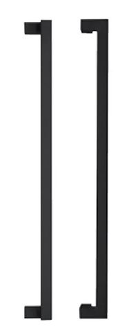 Lockwood 146X600MBK 146 B/Back Entrance Handle Set W/600mm Centres MBK