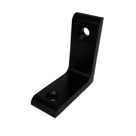 METLAM 121 ALUMINUM ANGLE 6MM BRACKET DESIGNER BLACK