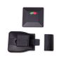 Metlam MODA_LOCK_DESIGNER Moda Series Slide Lock + Inc Set C/Screw Fix BLK