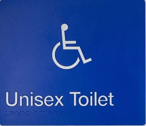 TIM THE SIGN MAN DT DISABLED TOILET SIGN