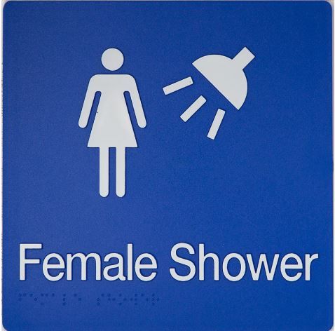 TIM THE SIGN MAN FS FEMALE SHOWER SIGN