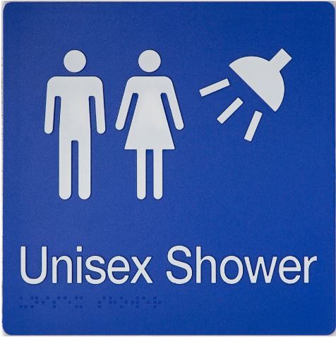 TIM THE SIGN MAN MFS UNISEX SHOWER SIGN