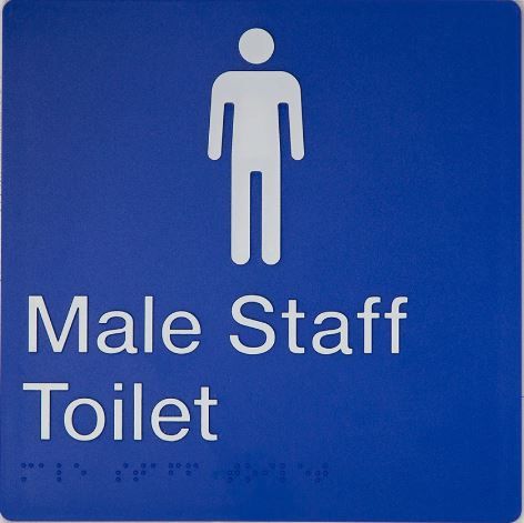 TIM THE SIGN MAN MSFFT MALE STAFF TOILET SIGN