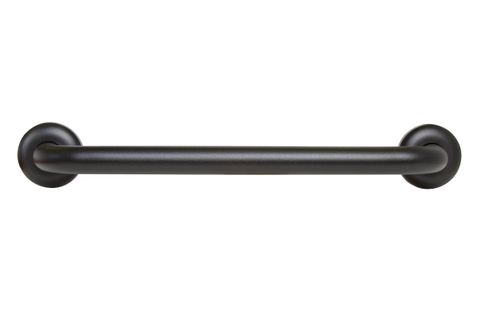 METLAM STRAIGHT GRAB RAIL 300MM BLACK