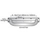 METLAM ANTI-LIGATURE STRAIGHT GRAB RAIL 1500MM SSS
