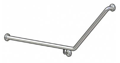 BRADLEY 32MM 45° GRAB BAR LEFT HAND