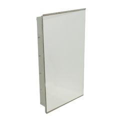 METLAM RECESSED LOCKABLE MEDICINE CABINET + MIRROR