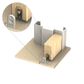 Kilargo IS8005SI-0920CA IS8005SI Door Bottom Seal 920mm CA