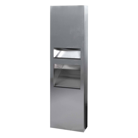 ASI JDM 10-64671 SELECT PAPER TOWEL DISPENSER + BIN SSS