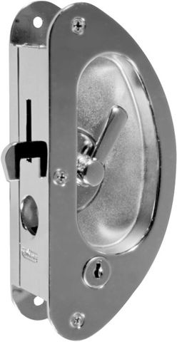 COWDROY TT697SC CRESCENT SLIDING CAVITY DOOR LOCK SC