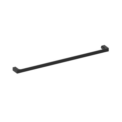 Barben RU-0018-MB Rubie Single Towel Rail - 800mm Matt Black Pvd