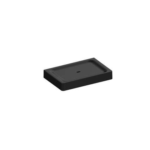 Barben RU-107-MB Rubie Soap Holder (Metal) -Matt Black Pvd