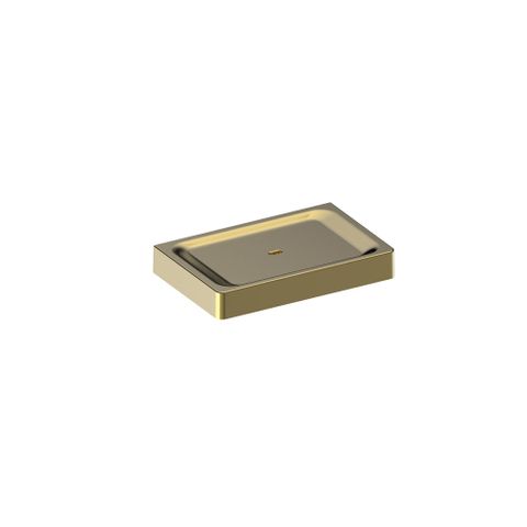 Barben RU-107-SB Rubie Soap Holder (Metal) -Satin Brass Pvd