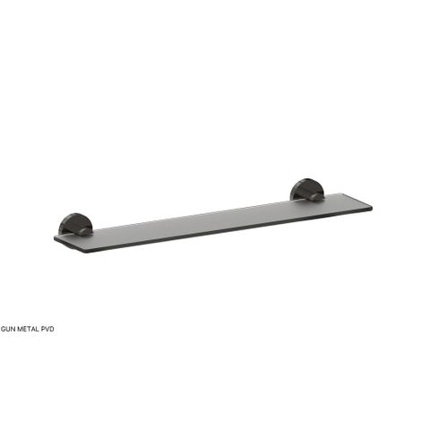 Barben ST-999G-GM Stream Shower Shelf Glass Gun Metal Pvd