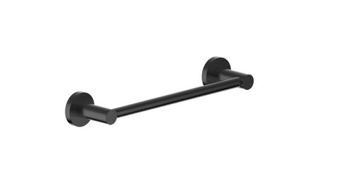 BARBEN STREAM HAND TOWEL HOLDER 350MM MATT BLACK PVD