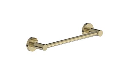 BARBEN STREAM HAND TOWEL HOLDER 350MM SATIN BRASS PVD