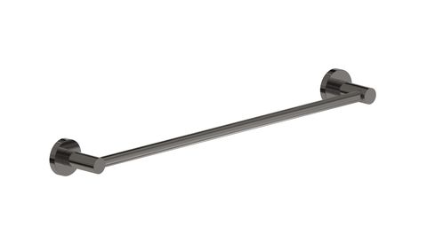 BARBEN STREAM SINGLE TOWEL RAIL -600MM GUN METAL PVD