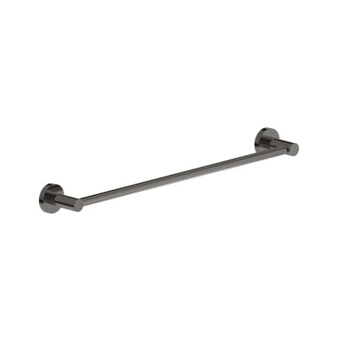 Barben ST-0016-GM Stream Single Towel Rail -600mm Gun Metal Pvd