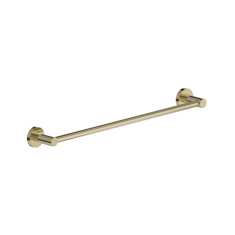 Barben ST-0016-SB Stream Single Towel Rail -600mm Satin Brass Pvd