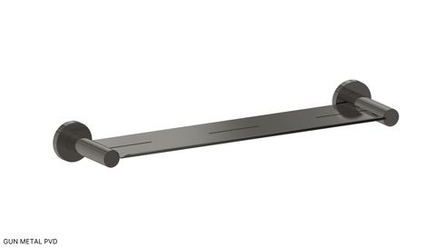 BARBEN STREAM SHOWER SHELF METAL GUN METAL PVD