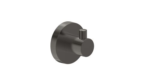 BARBEN STREAM ROBE HOOK GUN METAL PVD