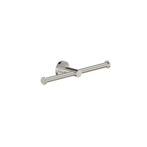 Barben ST-13099-SN Stream Double Toilet Roll Holder Satin Nickel Pvd