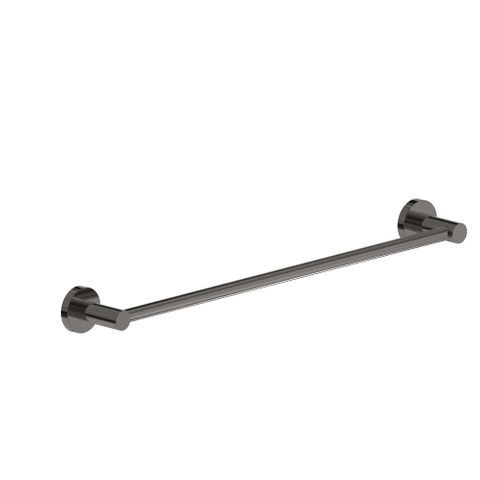 Barben ST-0018-GM Stream Single Towel Rail 800mm Gun Metal Pvd