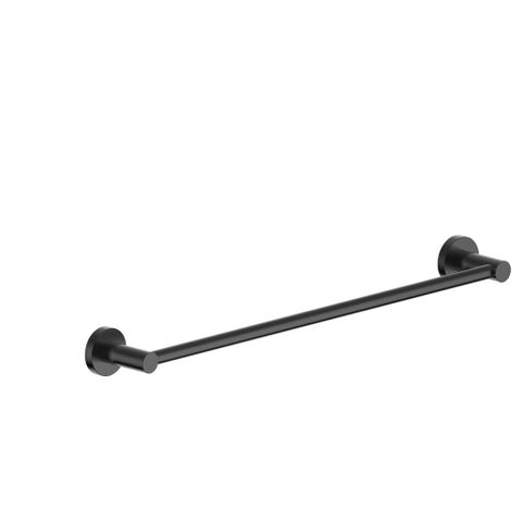 Barben ST-0018-MB Stream Single Towel Rail 800mm Matt Black Pvd