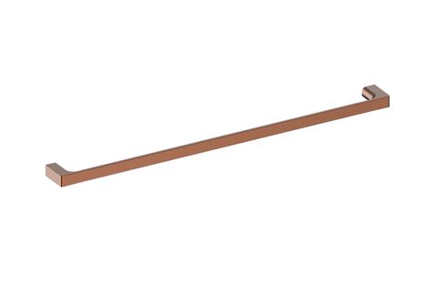 BARBEN RUBIE SINGLE TOWEL RAIL 800MM SATIN COPPER PVD