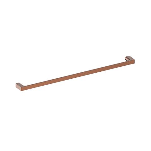 Barben RU-0018-SC Rubie Single Towel Rail 800mm Satin Copper Pvd