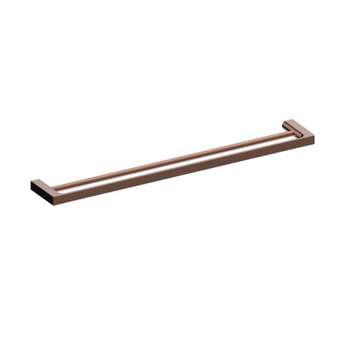 Barben RU-5018-SC Rubie Double Towel Rail 800mm Satin Copper Pvd