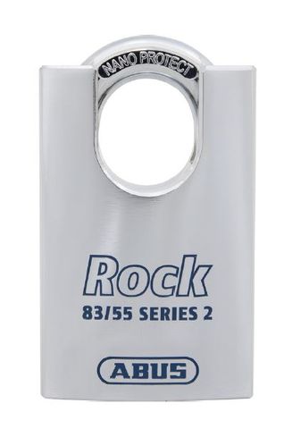 Abus 83CS55NKD Rock Security 83-55 Padlock W/ Closed 28mm Shackle