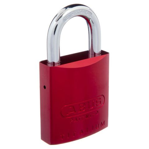 ABUS TITANIUM 83-45 PADLOCK 25mm SHACKLE RED