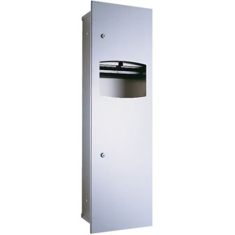 BRADLEY 2237 RECESSED TOWEL & WASTE RECEPTACLE