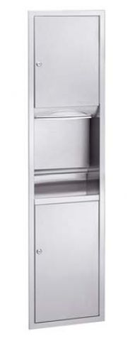 BRADLEY 2252 TOWEL + WASTE UNIT RECESSED