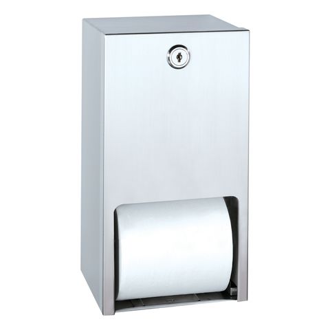 BRADLEY 5402 DOUBLE TOILET TISSUE DISPENSER