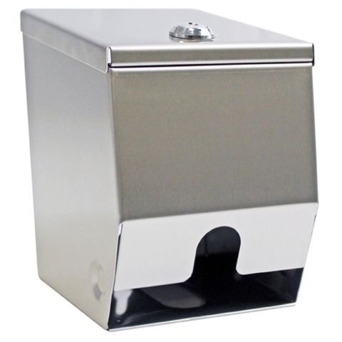 BRADLEY 5441 SINGLE LOCKABLE TOILET TISSUE HOLDER