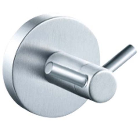 BRADLEY 9612 DOUBLE ROBE HOOK SATIN