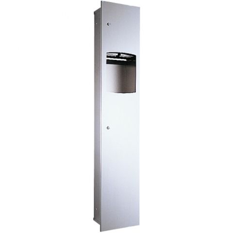 BRADLEY 22477 PAPER TOWEL DISPENSER + WASTE RECEPTACLE