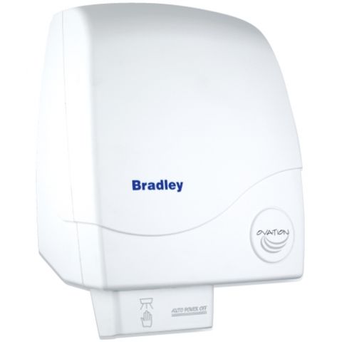 BRADLEY 220-1900 HAND DRYER ABS OVATION WHITE