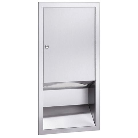 BRADLEY 244-10 TOWEL DISPENSER SEMI-RECESSED