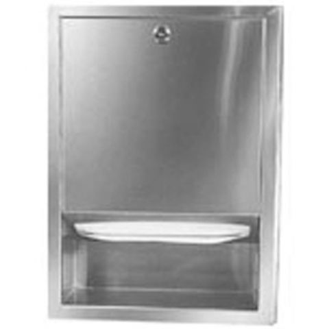 BRADLEY 2441-10 TOWEL DISPENSER SEMI-RECESSED