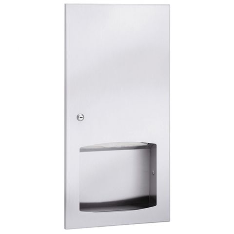 BRADLEY 2447-10 TOWEL DISPENSER SEMI-RECESSED