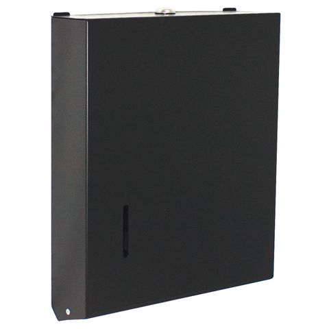 BRADLEY ULTRA SLIM PAPER TOWEL DISPENSER MATTE BLACK