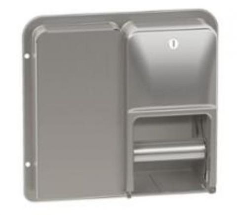 BRADLEY 5A20 PARTITION MOUNT TOILET TISSUE DISPENSER