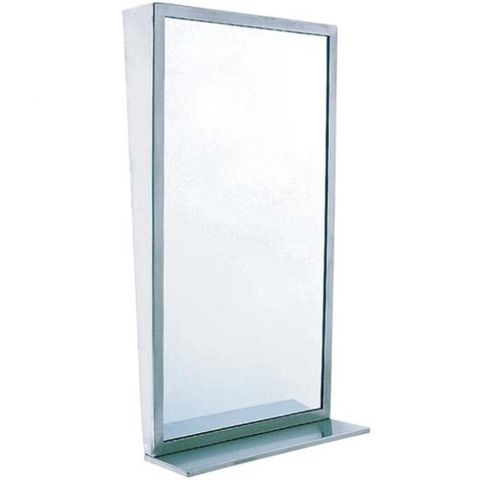 BRADLEY 7405-1838 FIX TILT MIRROR W/SHELF 450x950